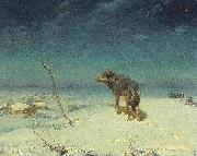 Alfred de Dreux The lone Wolf china oil painting artist